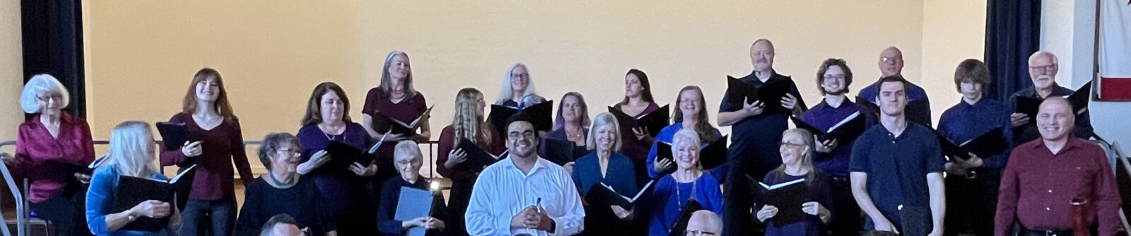 Choral group at Spring Concert